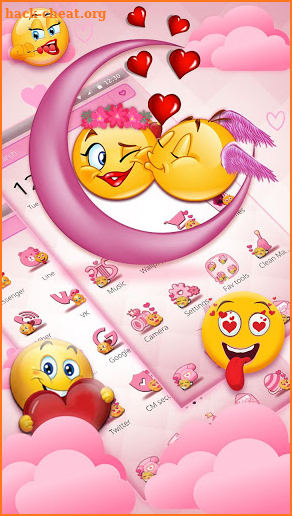 Valentine Emoji Love screenshot