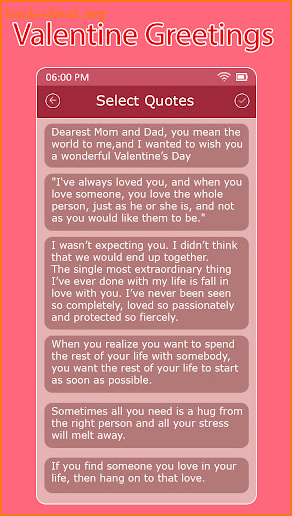Valentine Greeting card Maker screenshot
