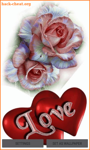 Valentine Hearts Live Wallpaper screenshot