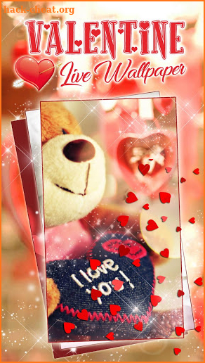 Valentine Live Wallpaper ❤ Love Background Images screenshot
