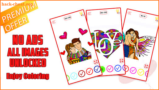 Valentine Love Color By Number - Paint By Number screenshot
