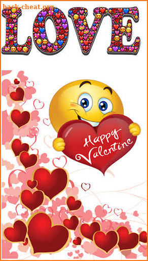 Valentine Love Emoji screenshot