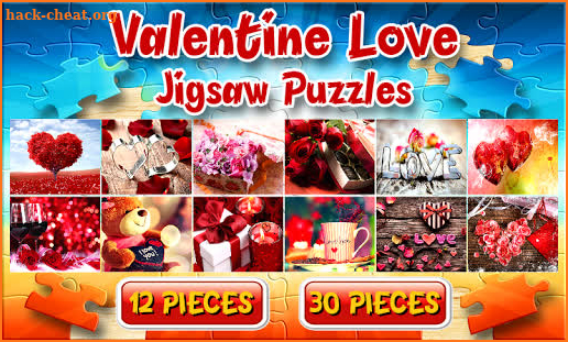 Valentine Love Jigsaw Puzzles Brain Games for Kids screenshot