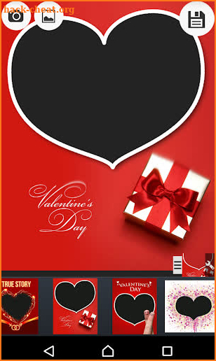 Valentine Picture Frames screenshot