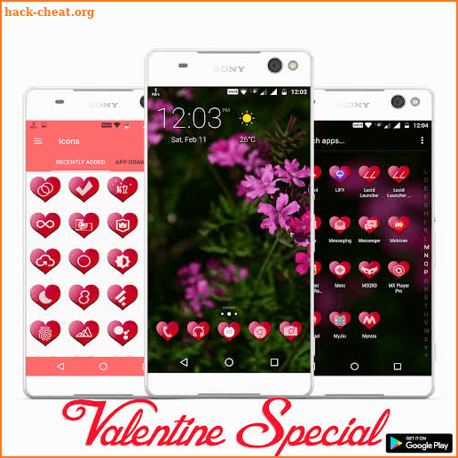 Valentine Premium - Icon Pack screenshot