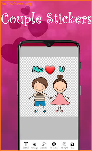 Valentine Sticker Maker for WA screenshot