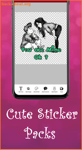 Valentine Sticker Maker for WA screenshot