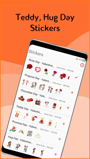 Valentine Stickers 2020 Stickers screenshot