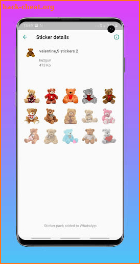 Valentine Stickers 2021 WAStickerApps screenshot