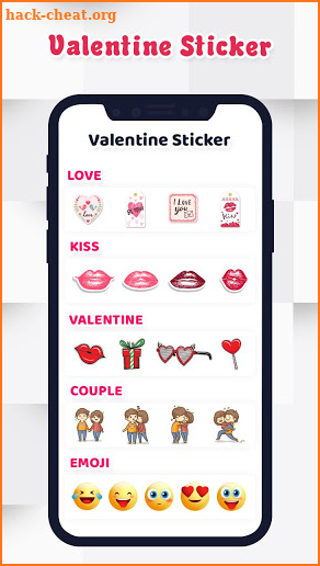 Valentine Stickers for Whatsapp - WAStickerApps screenshot