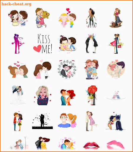 Valentine Stickers (WAStickerApps) screenshot