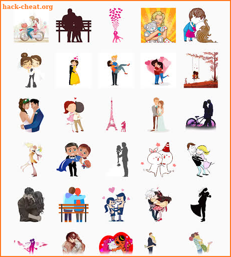 Valentine Stickers (WAStickerApps) screenshot