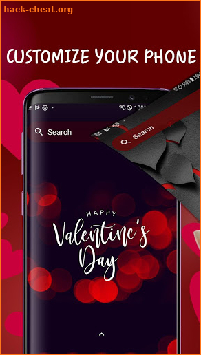 Valentine Theme Launcher - Hearts, Flowers, Love screenshot