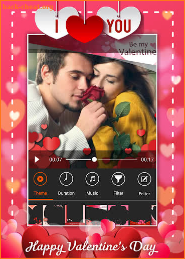 Valentine Video Maker screenshot