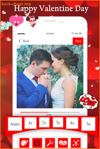 Valentine Video Maker 2019 : Love Video Maker screenshot