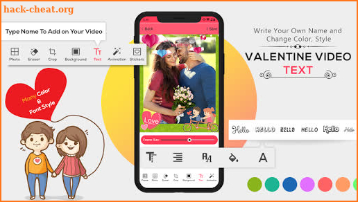 Valentine Video Maker - Love Music Video Maker screenshot
