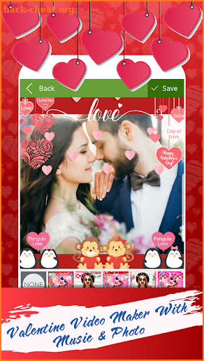 Valentine Video Maker With Music And Photo screenshot