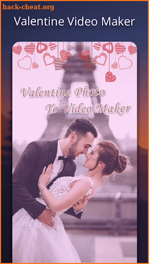 Valentine video maker with music - Photo Slideshow screenshot