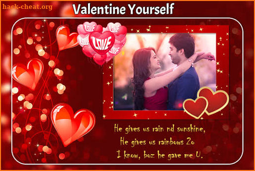 Valentine Yourself - Valentine Frames Photo screenshot