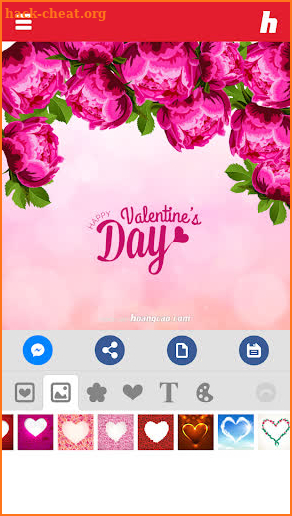 Valentines Card screenshot