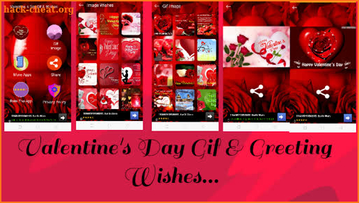 Valentine's Day Gif & Greetings Wishes screenshot