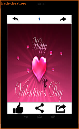 Valentine's Day Greeting Card screenshot