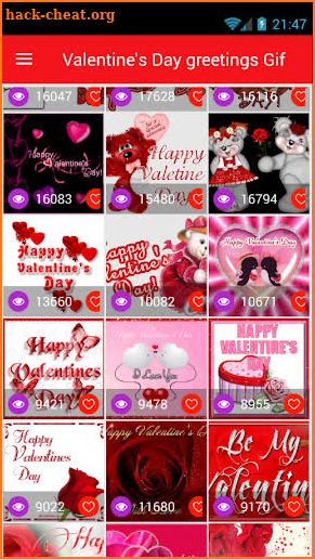 Valentine's Day Greetings Gif screenshot