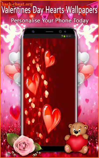 Valentines Day Heart Wallpaper screenshot