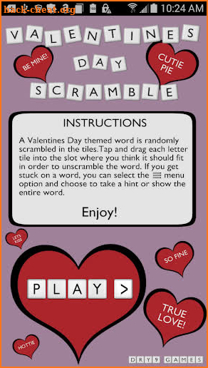 Valentine's Day Scramble screenshot
