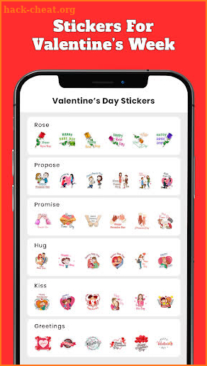 Valentine's Day Stickers 2023 screenshot