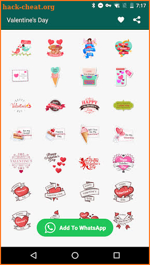 Valentine's Day Stickers Maker - WAStickerApps screenshot