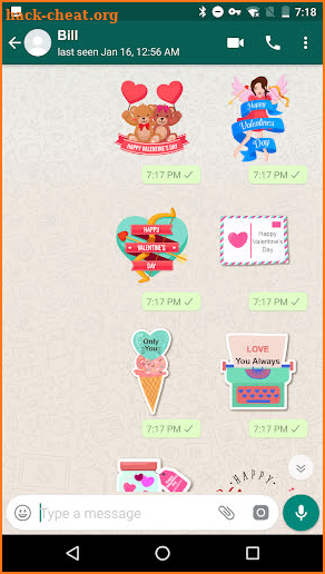 Valentine's Day Stickers Maker - WAStickerApps screenshot