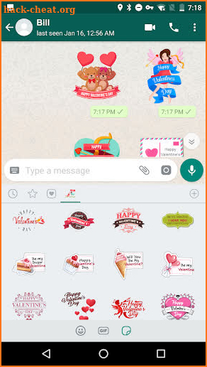 Valentine's Day Stickers Maker - WAStickerApps screenshot