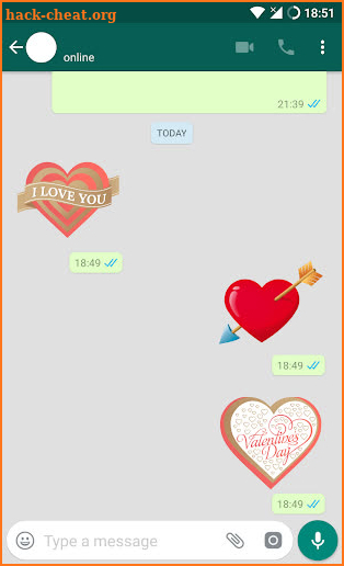 Valentine's Day Stickers WAStickerApps screenshot