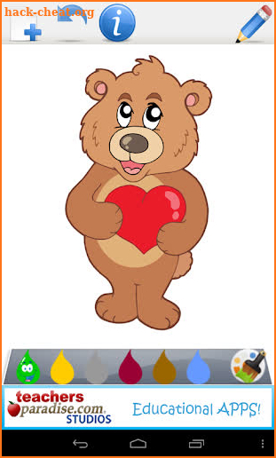 Valentines Game Coloring Book screenshot