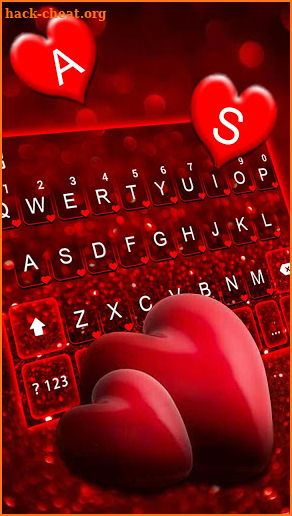 Valentines Love Keyboard Theme screenshot