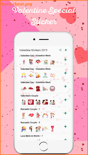 Valentine's Stickers For Whatsapp - WAStickers screenshot