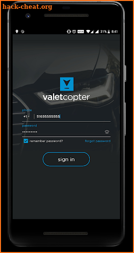 Valetcopter screenshot