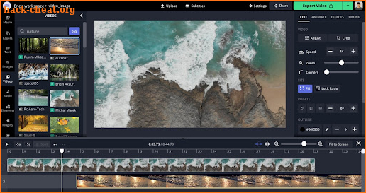 Valiant Kapwing video editor screenshot
