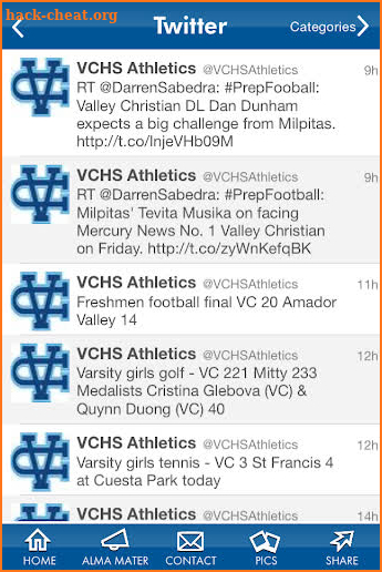 Valley Christian Schools screenshot