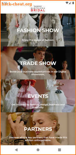 Valmont Barcelona Bridal Fashion Week screenshot