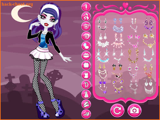 Vampire Girl Dress Up Game screenshot