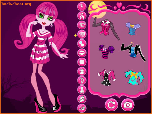 Vampire Girl Dress Up Game screenshot