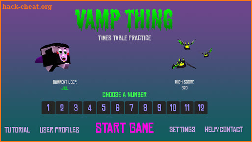 VampThing Times Table Practice - Home Learning App screenshot