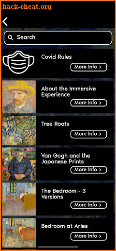 Van Gogh Immersive Experience Arlington screenshot