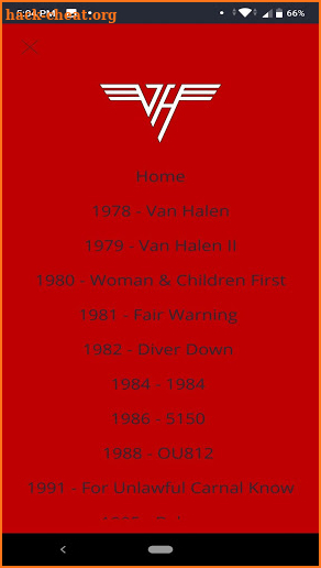Van Halen discography (1978 - 2012) screenshot