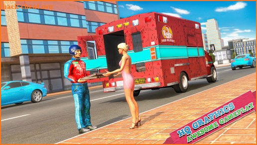 Van Pizza Delivery Boy: Food Games screenshot
