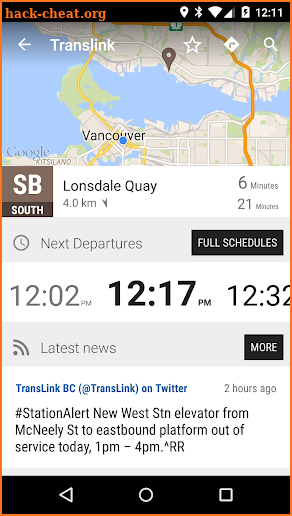 Vancouver Transit Ferry - MonTransit screenshot
