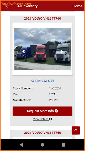 Vanguard Truck Centers screenshot