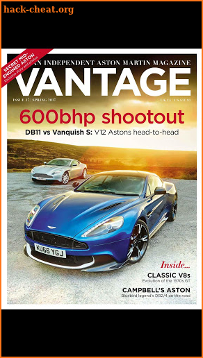 Vantage Magazine screenshot
